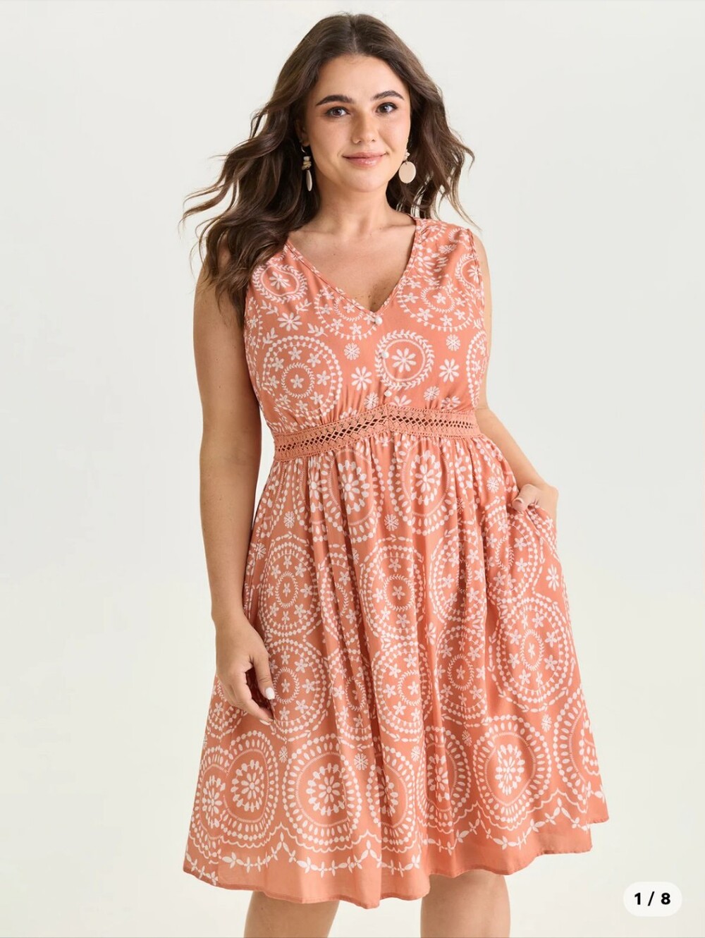 Sleeveless V-Neck Mini Dress